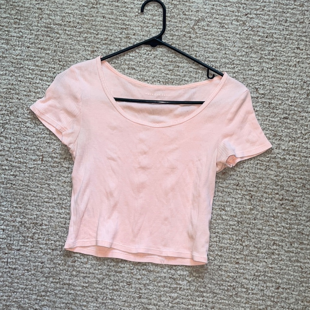 Coral American Eagle T-shirt